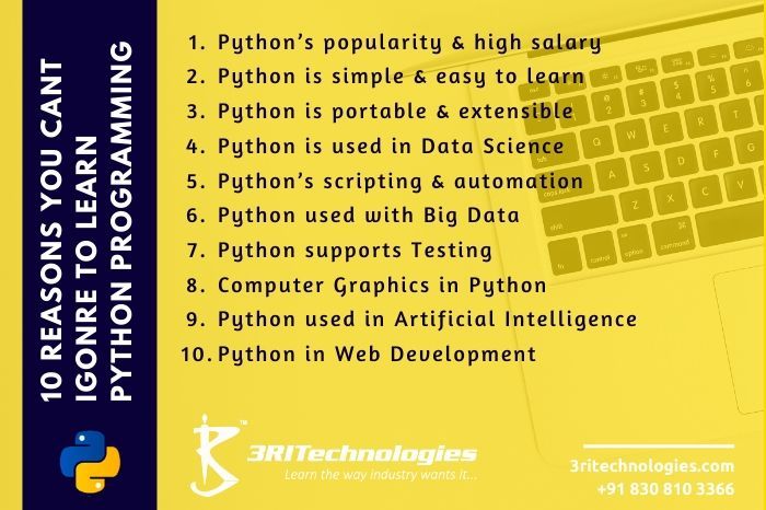 Read more about the article Why learn Python? Top 10 reasons why to learn Python in 2023