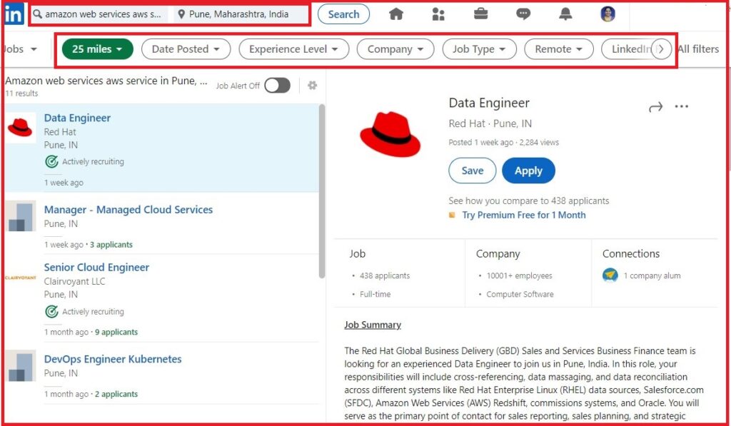 how to find recruiters on LinkedIn