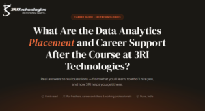 Banner image for 3RI Technologies blog about Data Analytics Placement and Career Support after completing a data analytics course in Pune with placement assistance.