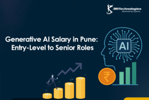 Generative AI salary in Pune showing career growth and earnings from entry-level to senior roles