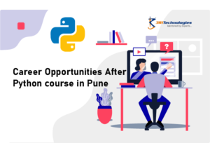 Career opportunities after completing a Python course showing software development, data science, AI, automation, and web development career paths.