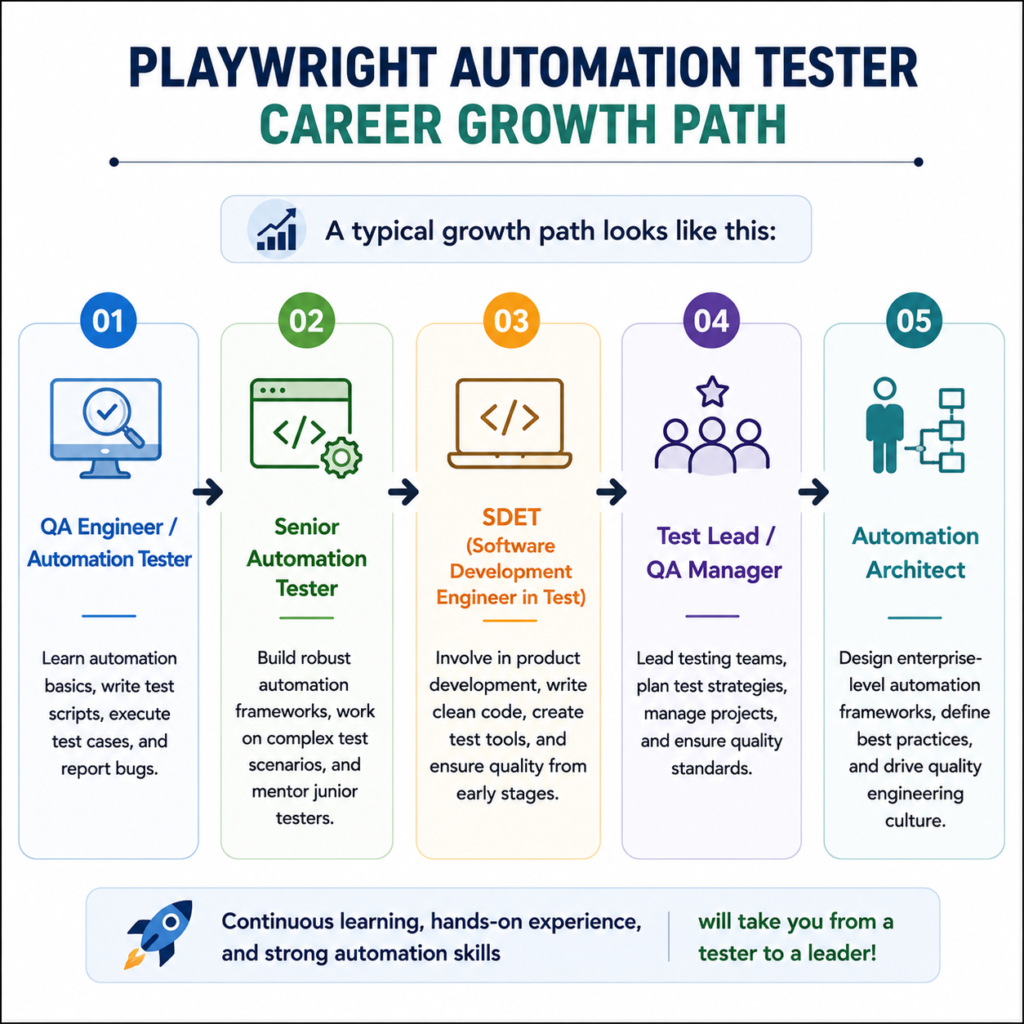Career Growth and Future Opportunities for Playwright Automation Testers in Pune
