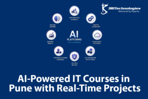 Practical IT Courses in Pune showing learners working on AI projects and technical applications