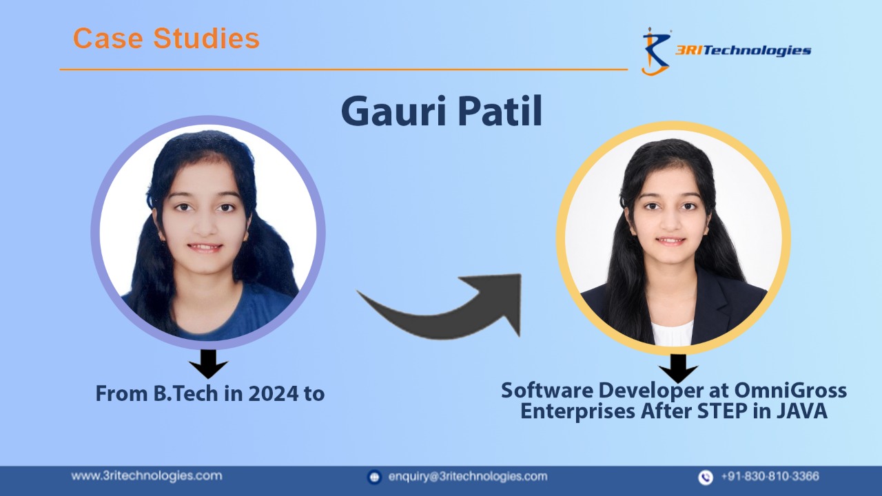 Read more about the article Gauri Patil: From B.Tech in 2024 to Software Developer at OmniGross Enterprises After STEP in JAVA