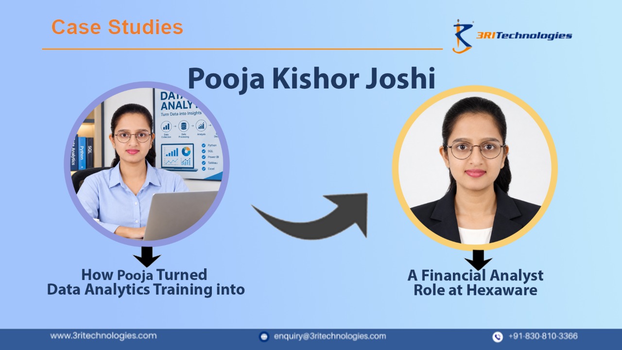 Read more about the article Pooja Kishor Joshi: From Data Analytics Course to Financial Analyst at Hexaware